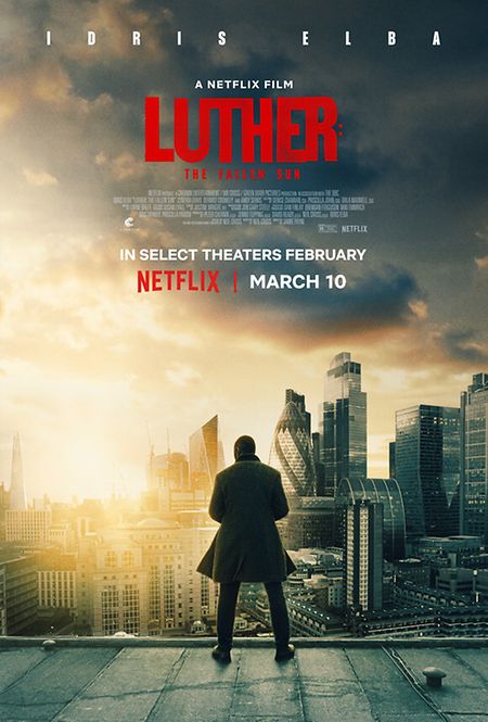 Luther: Fallen Sun movie poster. Filmed at ARRI Stage London.