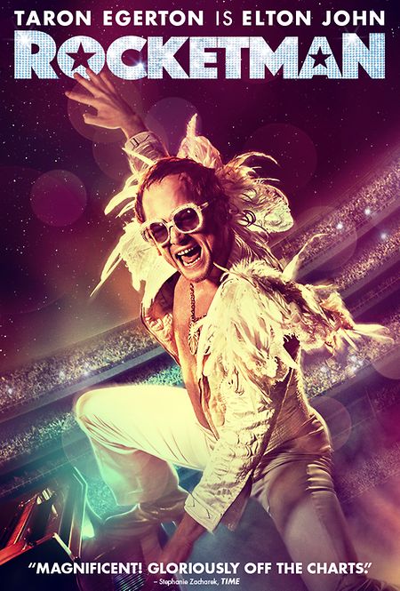 Cover of the film "Rocketman". This film was shot with the help of the lightweight camera Alexa Mini. 