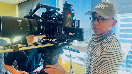 Producer/director/cinematographer O Sing Pui HKSC using ARRI Camera