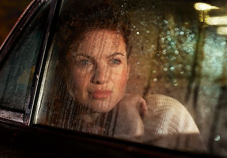 ARRI Signature Primes Example Footage about Rain on Car Window.