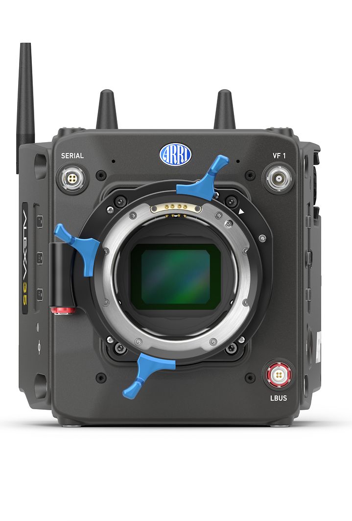 ARRI Alexa 35 camera body on a white background