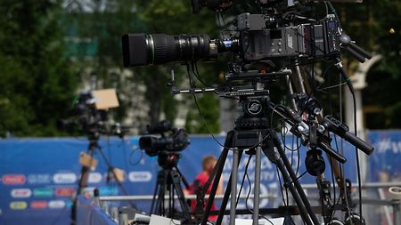 All-purpose camera amira in action. 