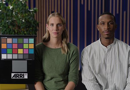 A color check while using the ARRI color management tool based on ARRI's color science to optimize colors to every shot.