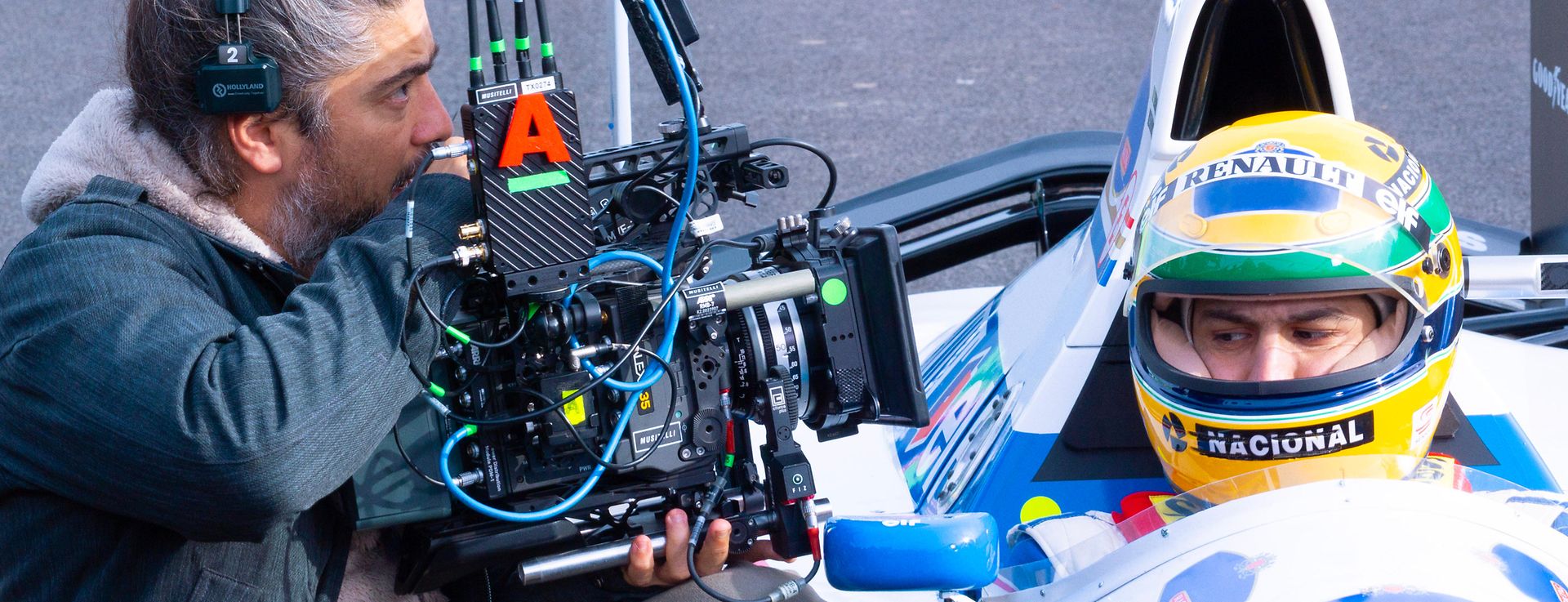 Capturing the modern profiling of a racing legend for Netflix's