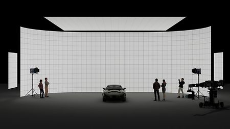 ARRI Stage London "180" volume package with ceiling