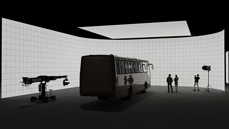 ARRI Stage London "J" volume package with ceiling