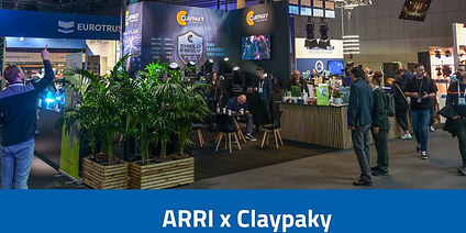 Celebration of the 1 year collaboration between ARRI & Claypaky