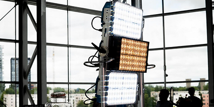 Lighting & camera workshop in the Muziekgebouw aan ‘t Ij in Amsterdam