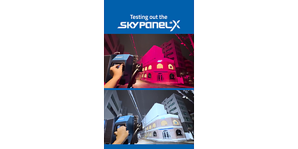 Testing out the SkyPanel X in Korea