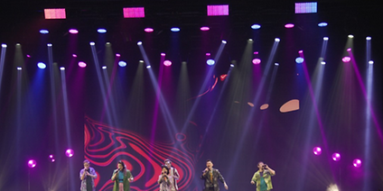 MICappella's live concert lit with SkyPanel X21s