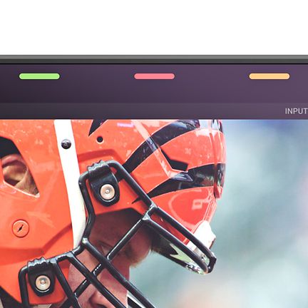 Tally lights for the operator