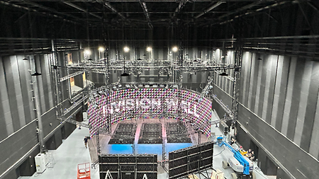 A look inside the Stage B volume at the Al-Hisn Big Time Studios