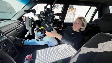 Valentina Caniglia ASC, CCS sul set con ALEXA 35.