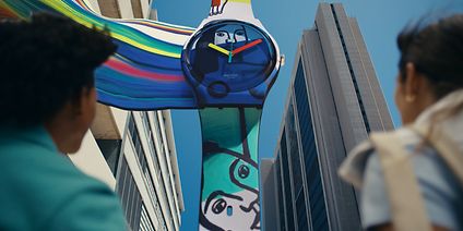 Ben Cotgrove shoots Swatch commercial