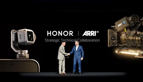 MWC 2026 HONOR CEO James LI and ARRI MD David Bermbach
