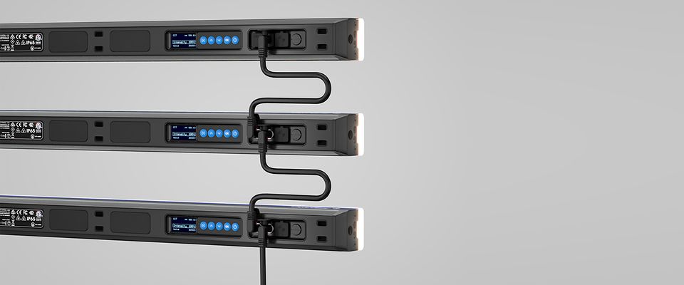 Omnibar: Daisy-chain power and data