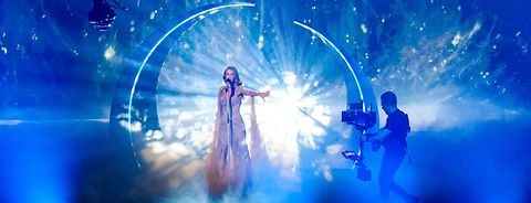 Delta Goodrem represented Australia with her song, "Eclipse."