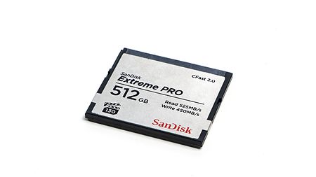 San Disk Extreme Pro CFast 2 512 GB_perspective