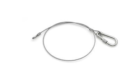 L2.80866.0-SP-Safety cable (6 mm) 1 m, with Carabiner