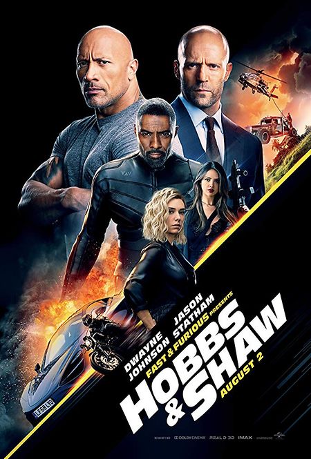 Cover of the movie "Fast & Furious: Hobbs & Shaw". This film was shot with the compact movie camera ALEXA Mini and sxt w. 