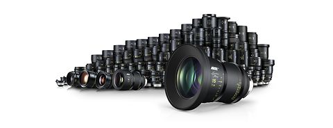 The professional movie production tools, ARRI lenses shown in one image. 