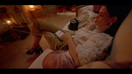 Still from a Roger Vivier commercial, shot by Mélodie Preel