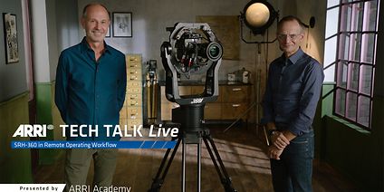 Picture of ARRI Tech Talk Live about the topic SRH 360 in Remote Operating Workflow.
