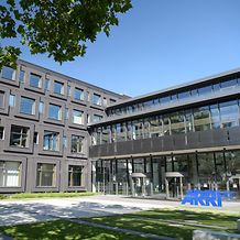 ARRI Headquarter in Munich -Outside the entrance of ARRIAL