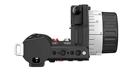 Handheld camera control unit ARRI hi-5 top view. 