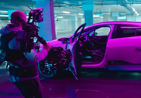 ARRI ARTEMIS 2 and TRINITY 2 in Action, filming a car commercial.