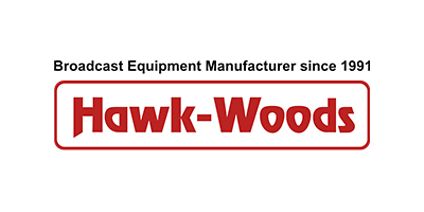 Logo of Hawk-Woods in association with the b mount battery. 
