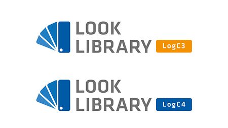 Logo artwork for Look Library LogC3 (orange flag)/LogC4 (blue flag)