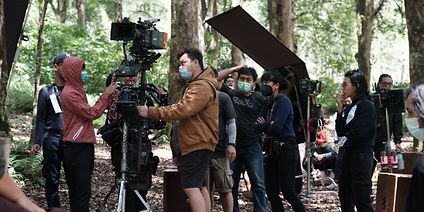 Cinematographer Batara Goempar uses many products of the arri camera systems ecosystem on set. 