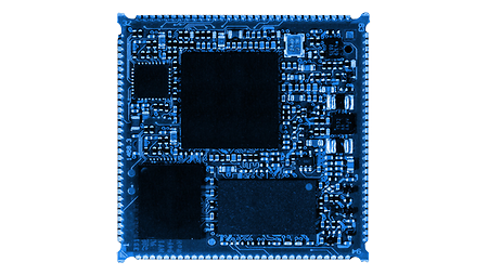 Blue Circuit diagram of the Orbiter Technolgy Processor.