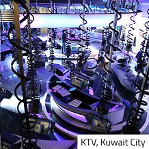 The all-integrated studio setup of KTV in Kuwait City. A project implemented by ARRI Solutions.