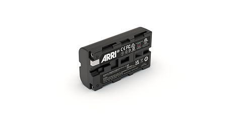 Representation of ARRI's powerful Li-Ion battery that shows the exact battery level of the ARRI Hi-5 on the display.