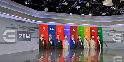 Aragon-TV-ARRI-Solutions-Studio-3-SkyPanels-Election-Coverage