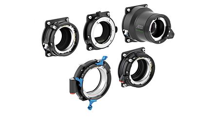 Representation of the different mounts, which enable the combination with a wide range of lenses. 