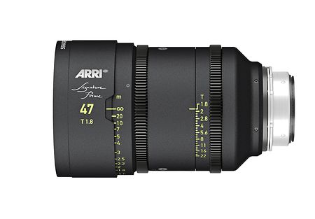ARRI Signature Prime Lens - 47-T1.8 F - horizontally