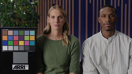 A color check while using the ARRI color management tool based on ARRI's color science to optimize colors to every shot.