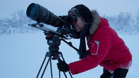 Filmmaker Philip Clemo in action with the alura studio lens. 
