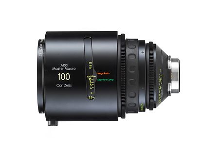 Representation of the arri 100 mm lens Master Macro 100. 