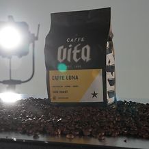 Promotional shoot for Caffe Vita coffee captured at ARRI Studio NY