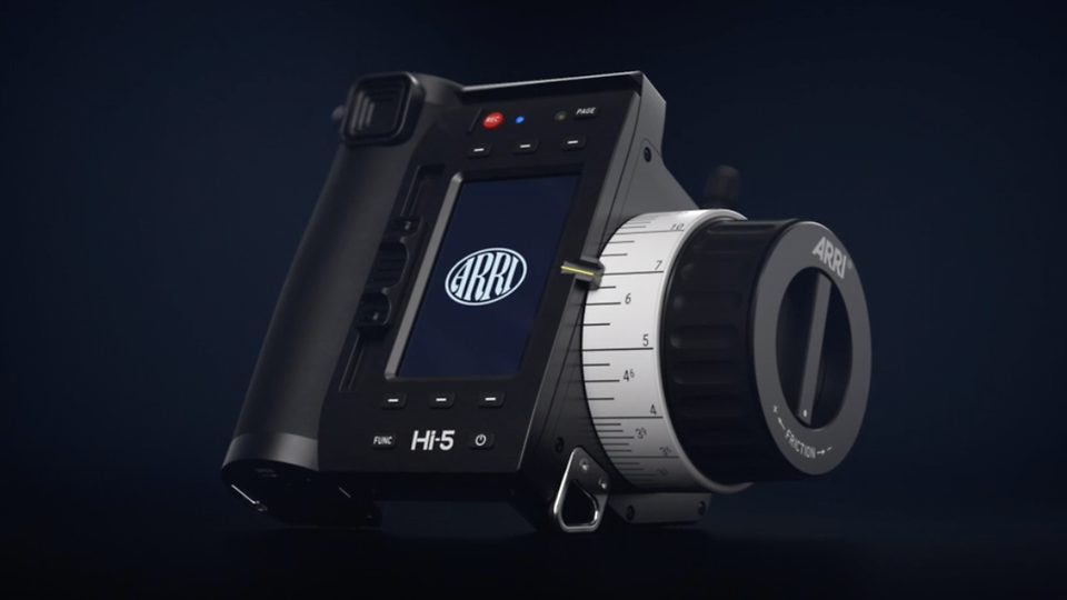 Product video for the ARRI Hi-5 showing the versatility of the handheld camera control unit and the corresponding products.