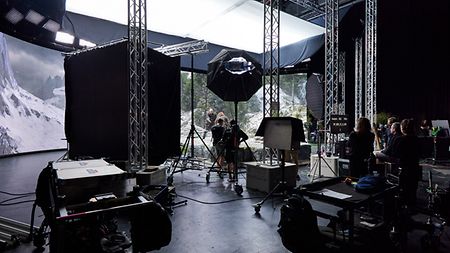 A BTS of shooting in an auto-controlled 360 degree-vr film studio to advance to filming process and automate workflows.